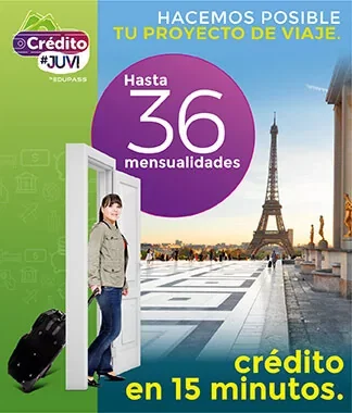 Viajes para jóvenes CRÉDITO JUVI