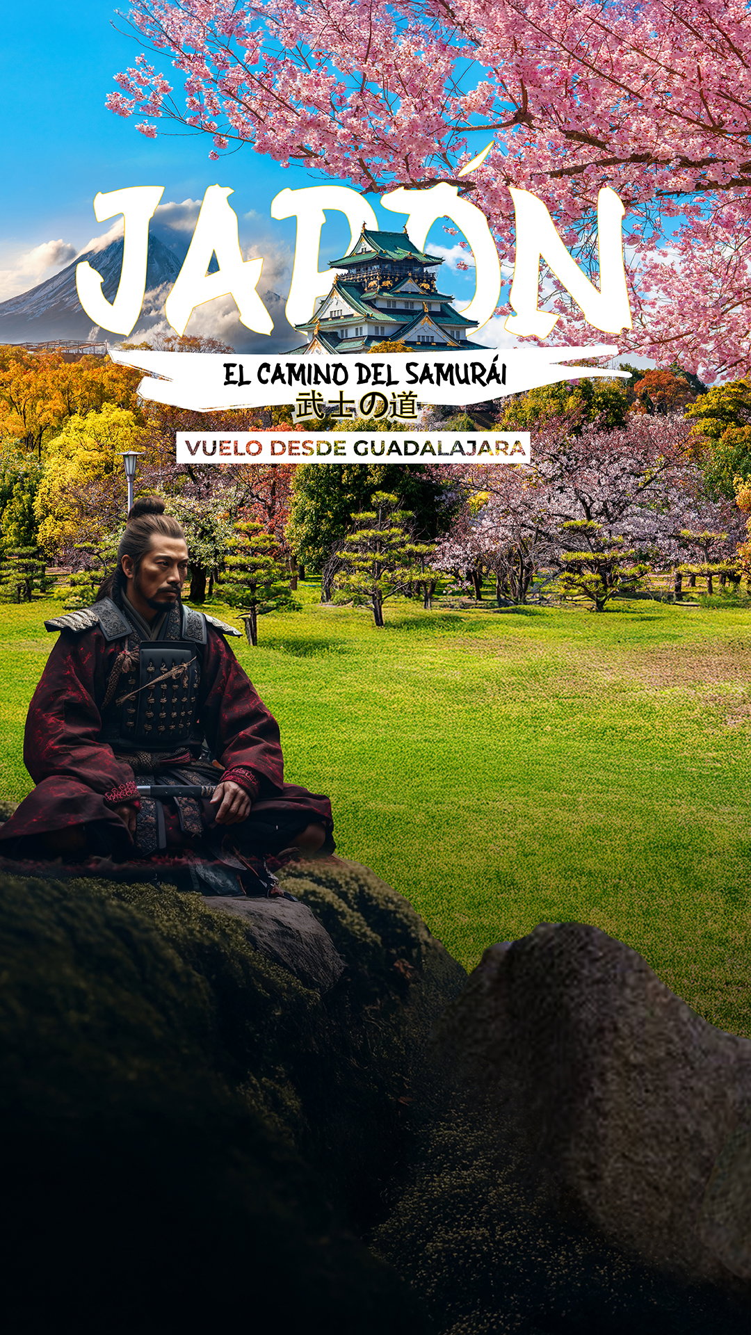Japón, El Camino del Samurái Vuelo desde Guadalajara