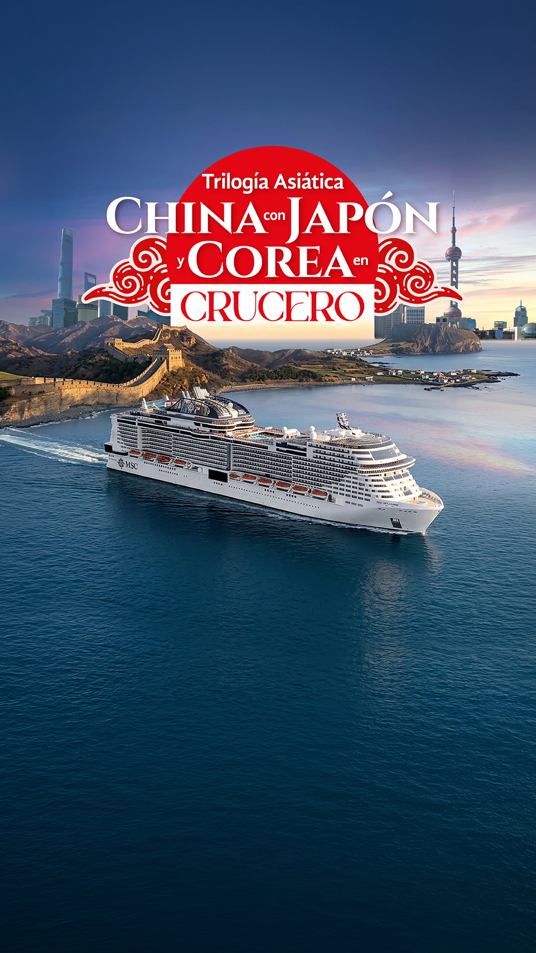 Trilogía Asiática: China Con Japón Y Corea en Crucero