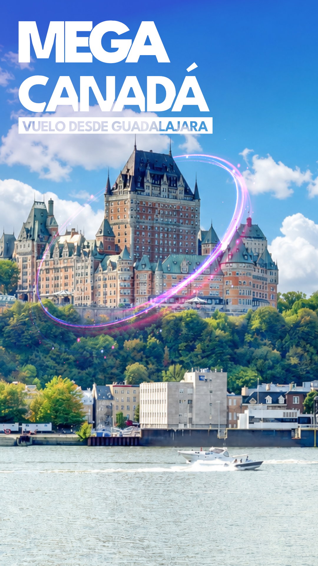 Mega Canadá Vuelo desde Guadalajara