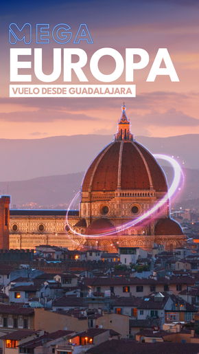 Mega Europa Vuelo desde GDL