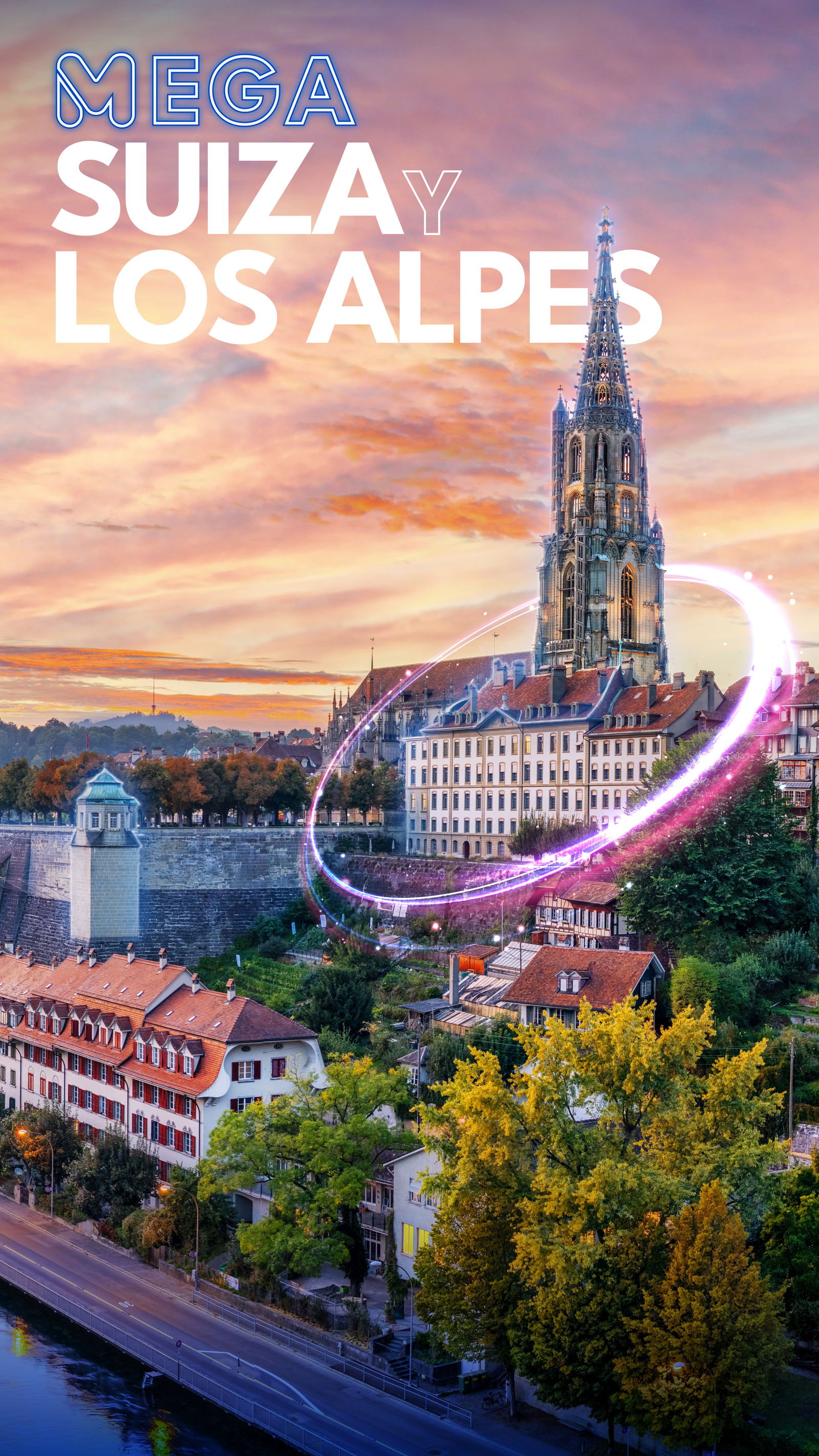 Mega Suiza y Los Alpes