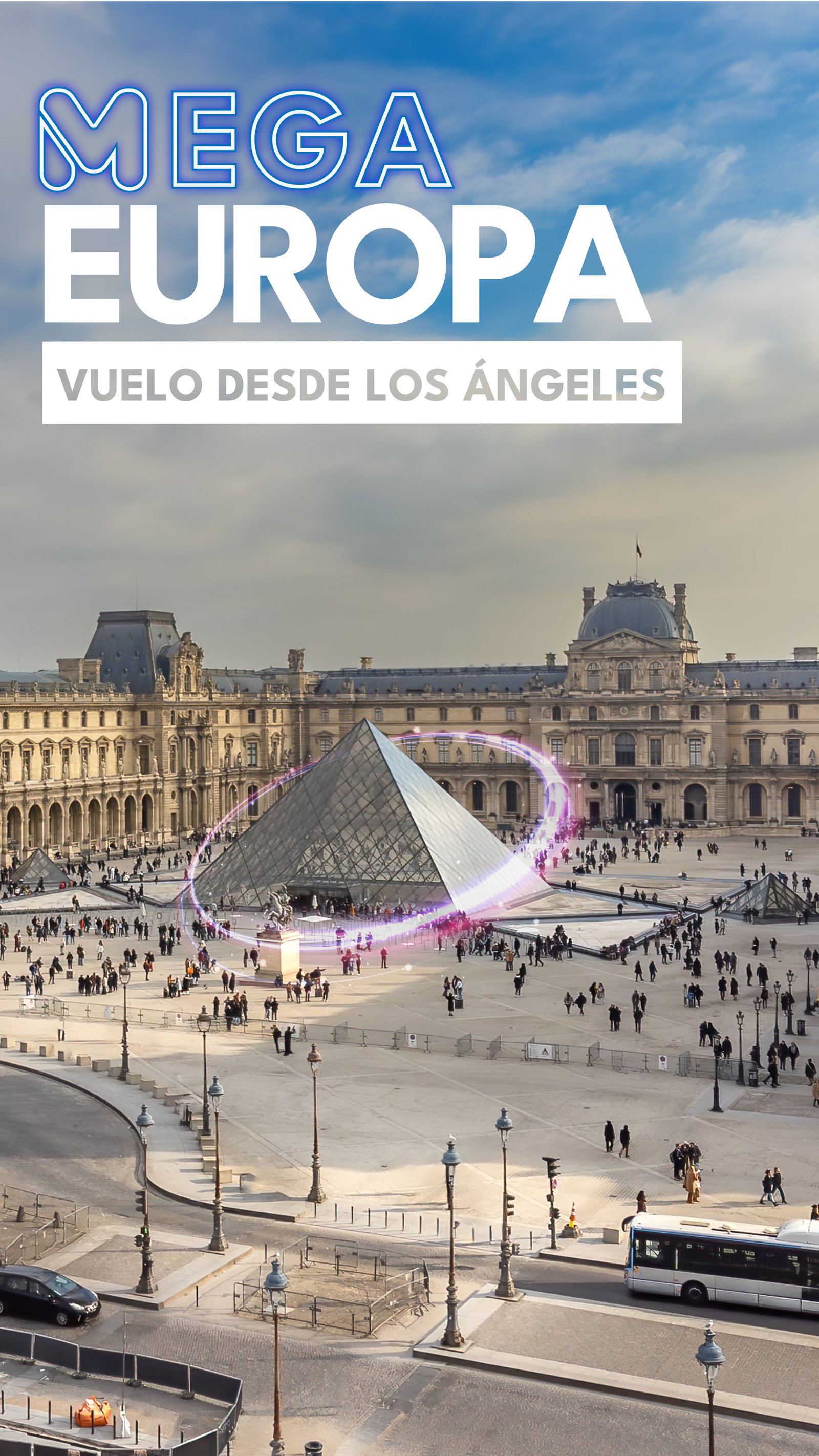Mega Europa Vuelo desde Los Ángeles