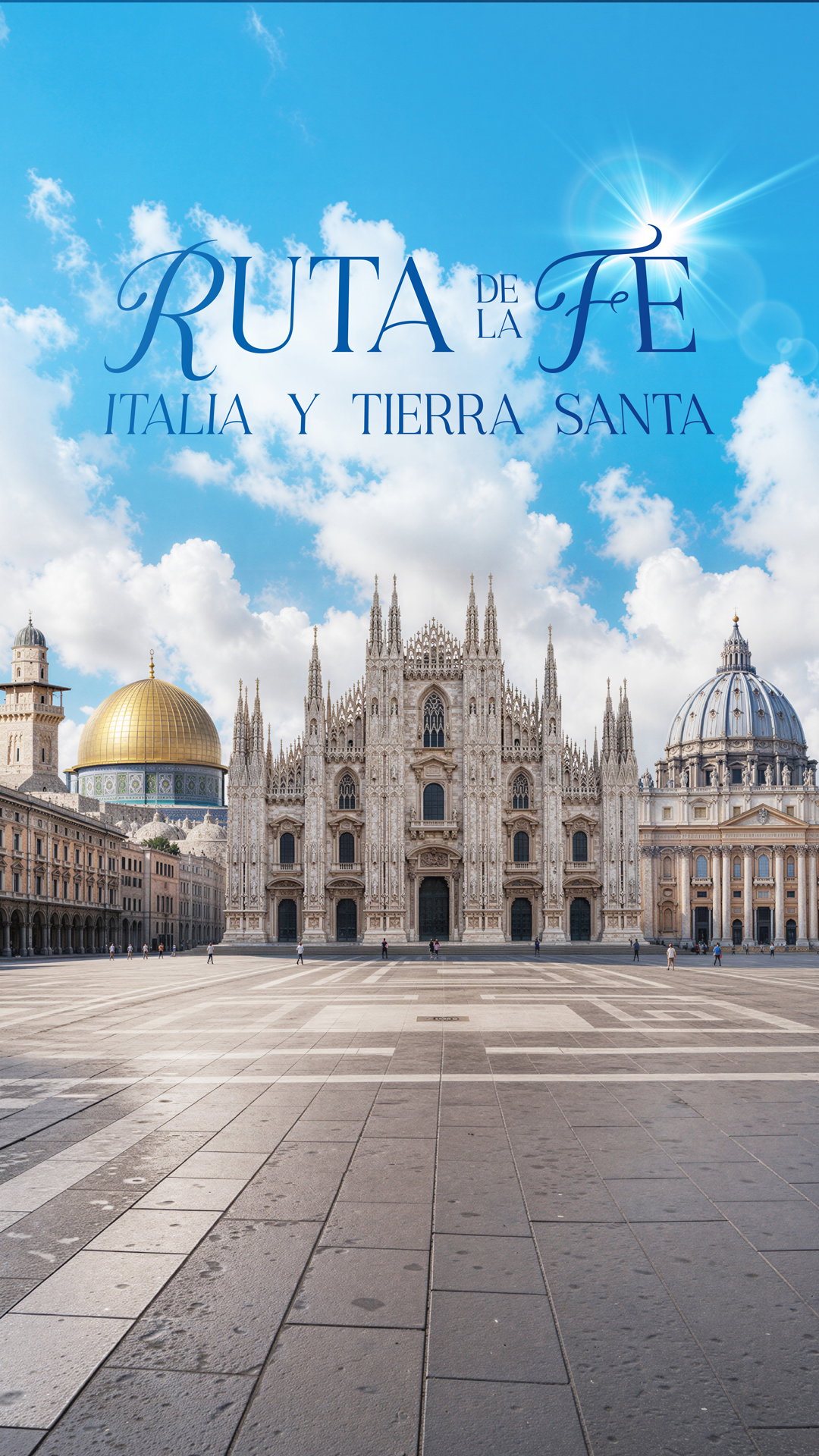 Ruta de la Fe, Italia y Tierra Santa