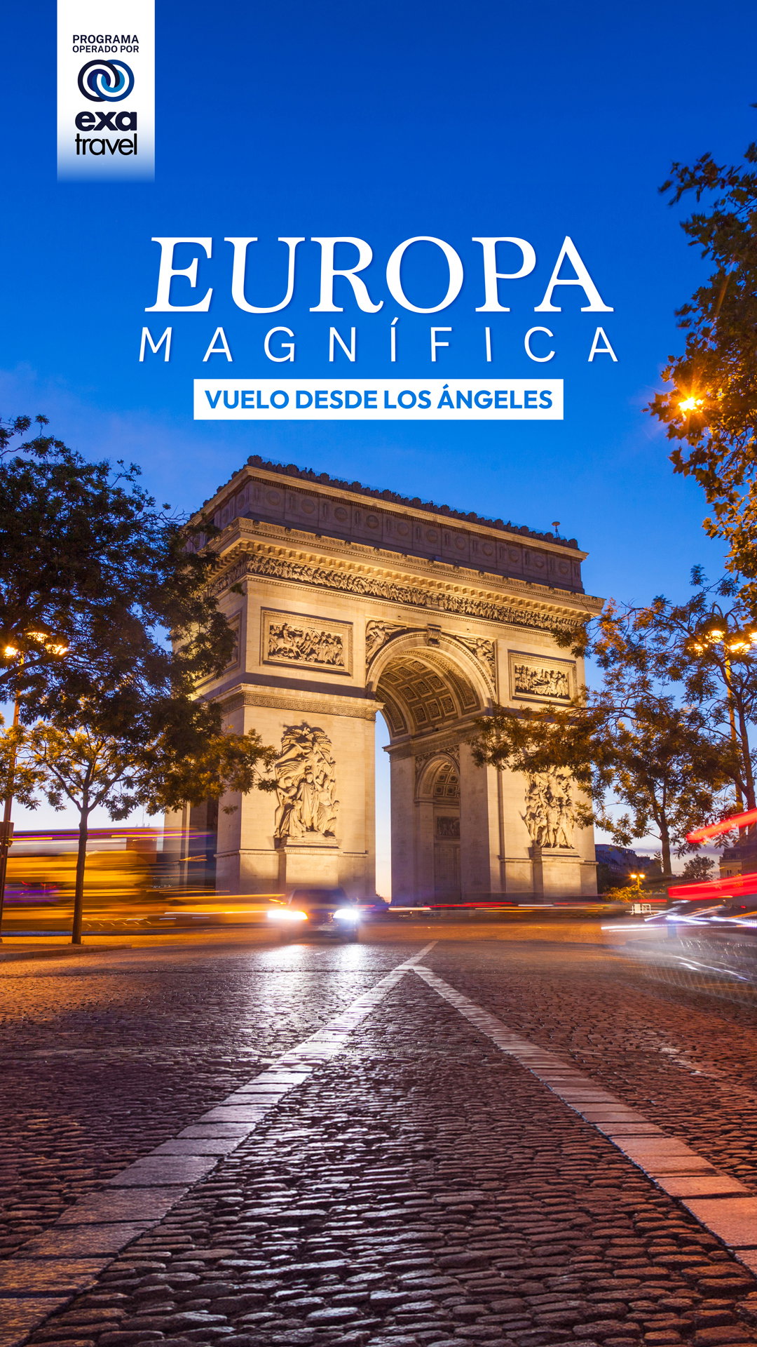 Europa Magnífica Vuelo desde Los Ángeles