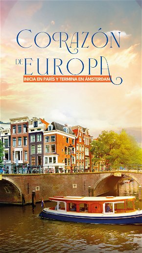 Corazón de Europa desde Ámsterdam