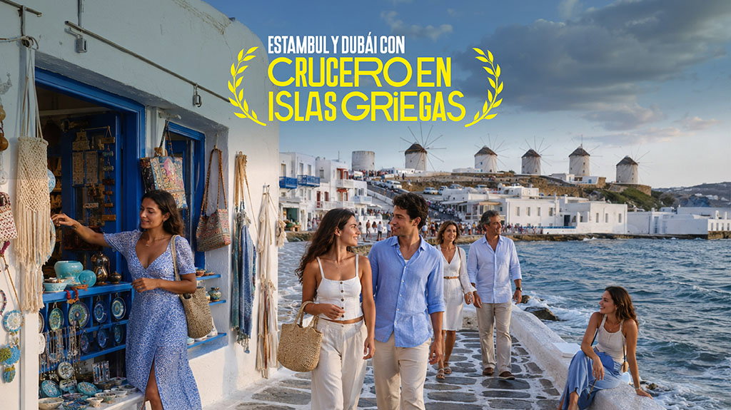 Estambul, Crucero Islas Griegas y Dubái