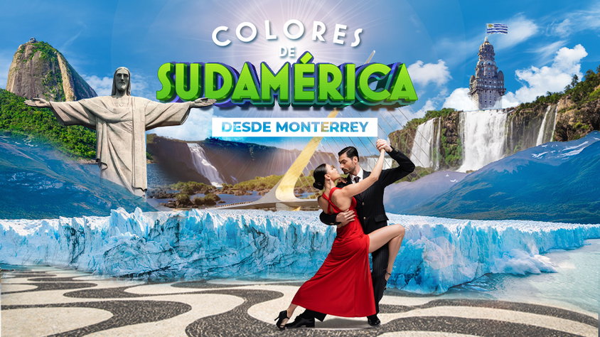 Colores de Sudámerica Vuelo desde Monterrey