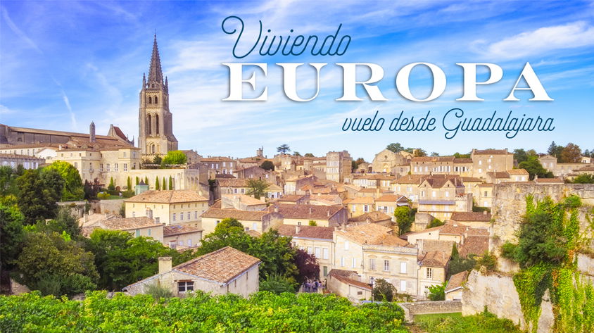Viviendo Europa Vuelo desde GDL