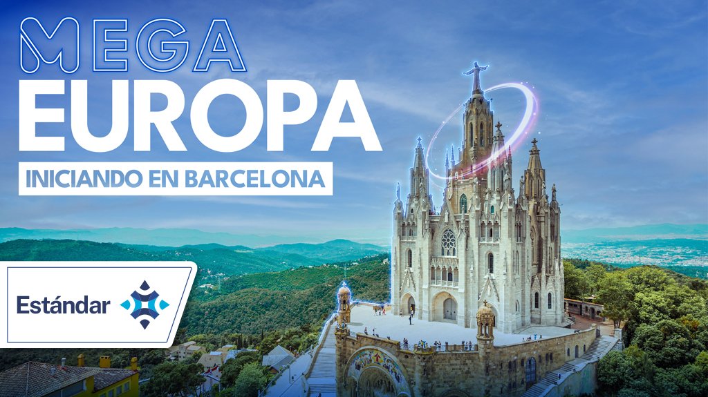 Mega Travel Mega Europa Iniciando en Barcelona