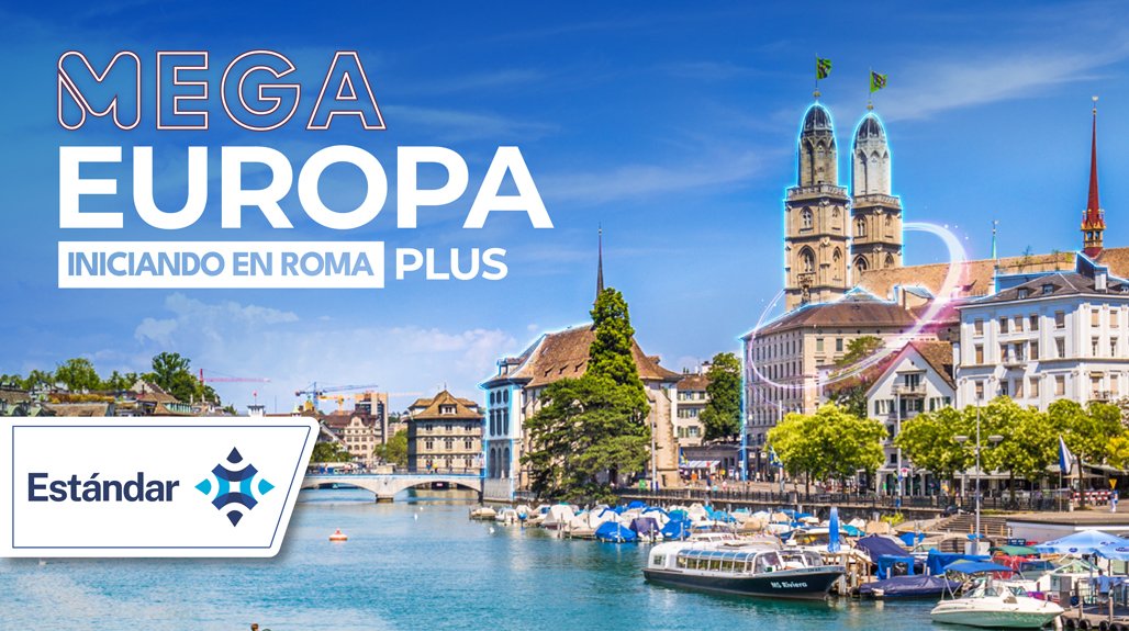 Mega Travel Mega Europa Iniciando en Roma Plus