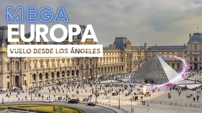 Mega Europa Vuelo desde Los Ángeles
