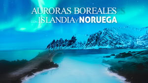 MT-12474 Auroras Boreales con Islandia y Noruega
