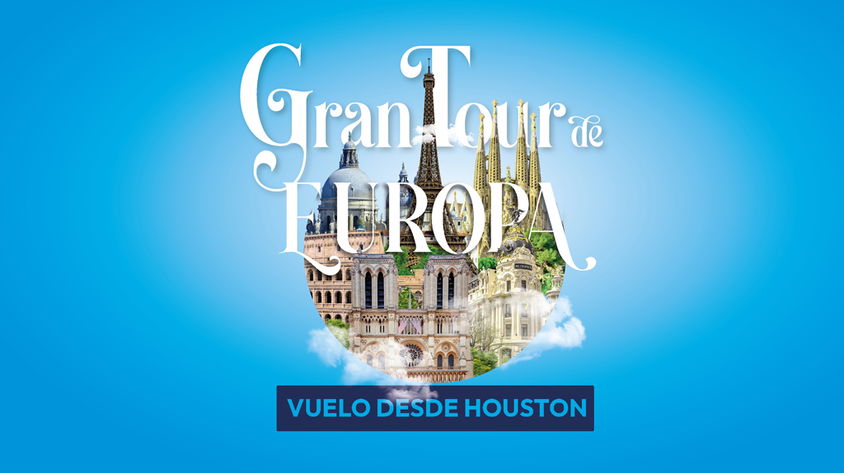 Gran Tour de Europa Vuelo desde Houston