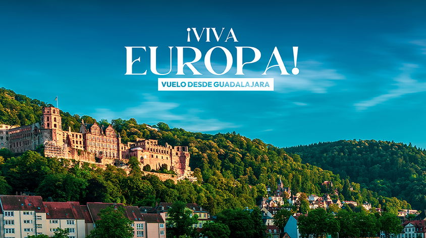 ¡Viva Europa! Vuelo desde GDL