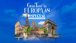 MT-12570 Gran Tour de Europa 18 Especial Vuelo desde MTY