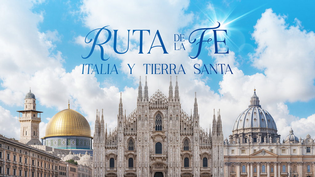 Ruta de la Fe, Italia y Tierra Santa