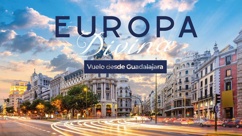 Mega Travel Viajes a Europa desde Guadalajara 2024-2025