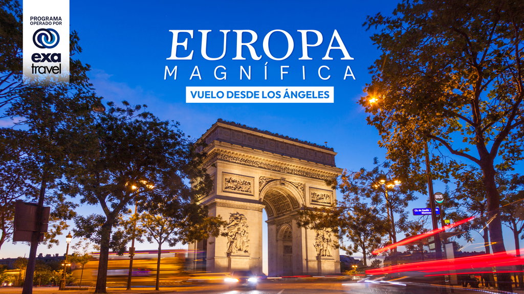 Europa Magnífica Vuelo desde Los Ángeles