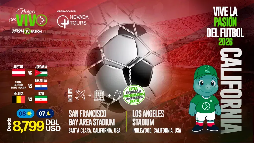 Vive la pasión del fútbol en California 2026