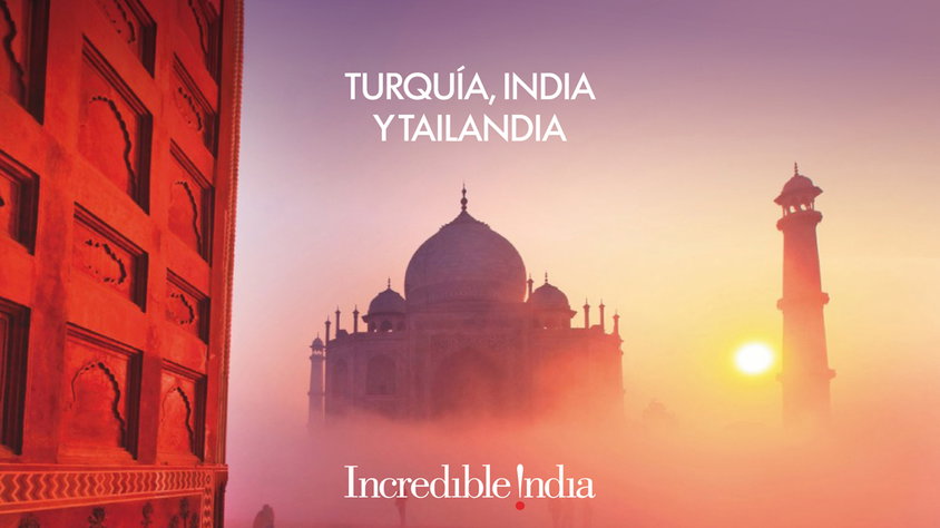 Turquía, India y Tailandia