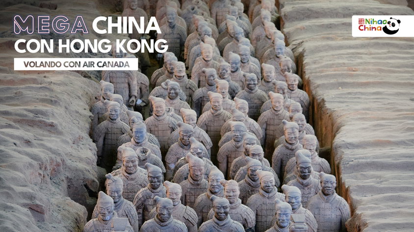 Mega China con Hong Kong Volando con Air Canada