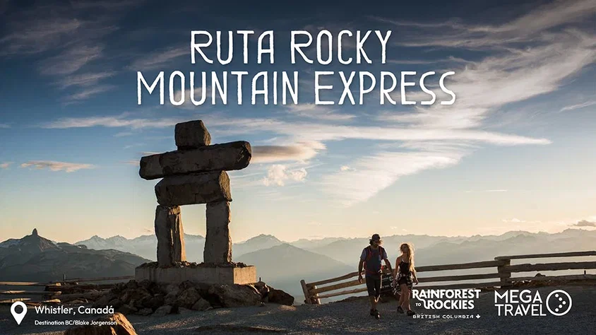Ruta Rocky Mountain Express visitando Canadá con Mega Travel México