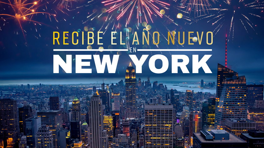 Recibe el Año Nuevo en New York.