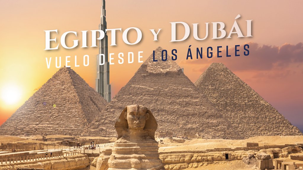 Mega Travel Viajes a Egipto desde Los Angeles 2024-2025