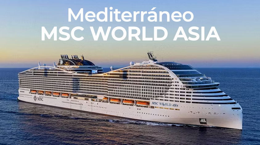 Mediterráneo, Msc World Asia