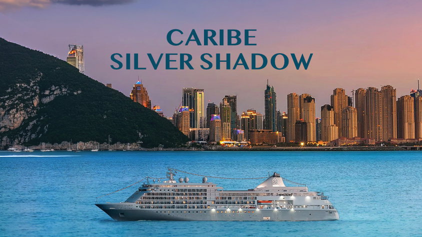 Caribe,Silver Shadow visitando Puerto Rico, Islas Virgenes, St. Kitts, Guadeloupe, San Vicente y Las Granadinas con Mega Travel México