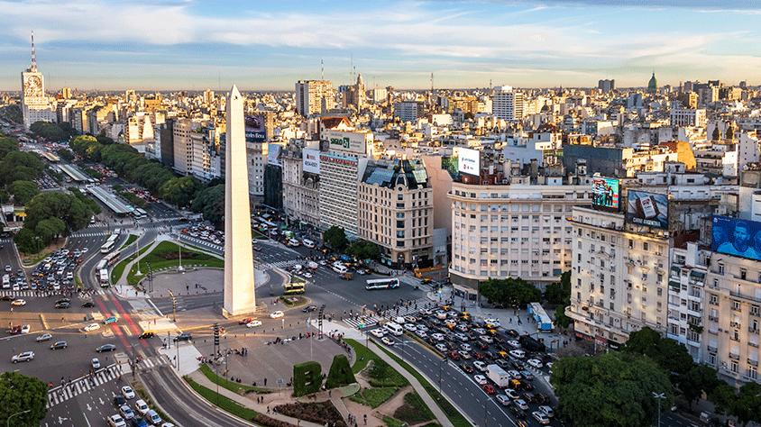 Colores de Sudámerica Vuelo desde Monterrey