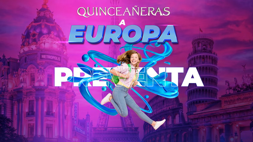 Quinceañeras a Europa visitando Inglaterra, Holanda, Bélgica, Francia, Suiza, Alemania, República Checa, Eslovaquia, Hungría, Austria, Italia, España con Mega Travel México