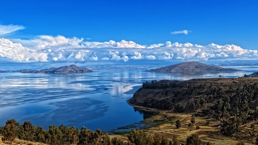 Lago Titicaca en Bolivia
