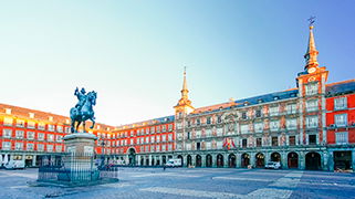 Plaza Mayor en Madrid España Plaza Mayor en Madrid España