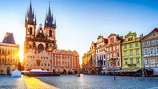 Plaza del Casco Antiguo en Praga Plaza del Casco Antiguo en Praga