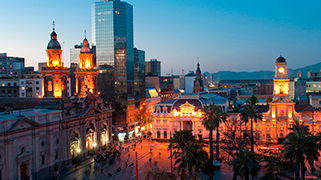 Plaza de Armas en Santiago Plaza de Armas en Santiago